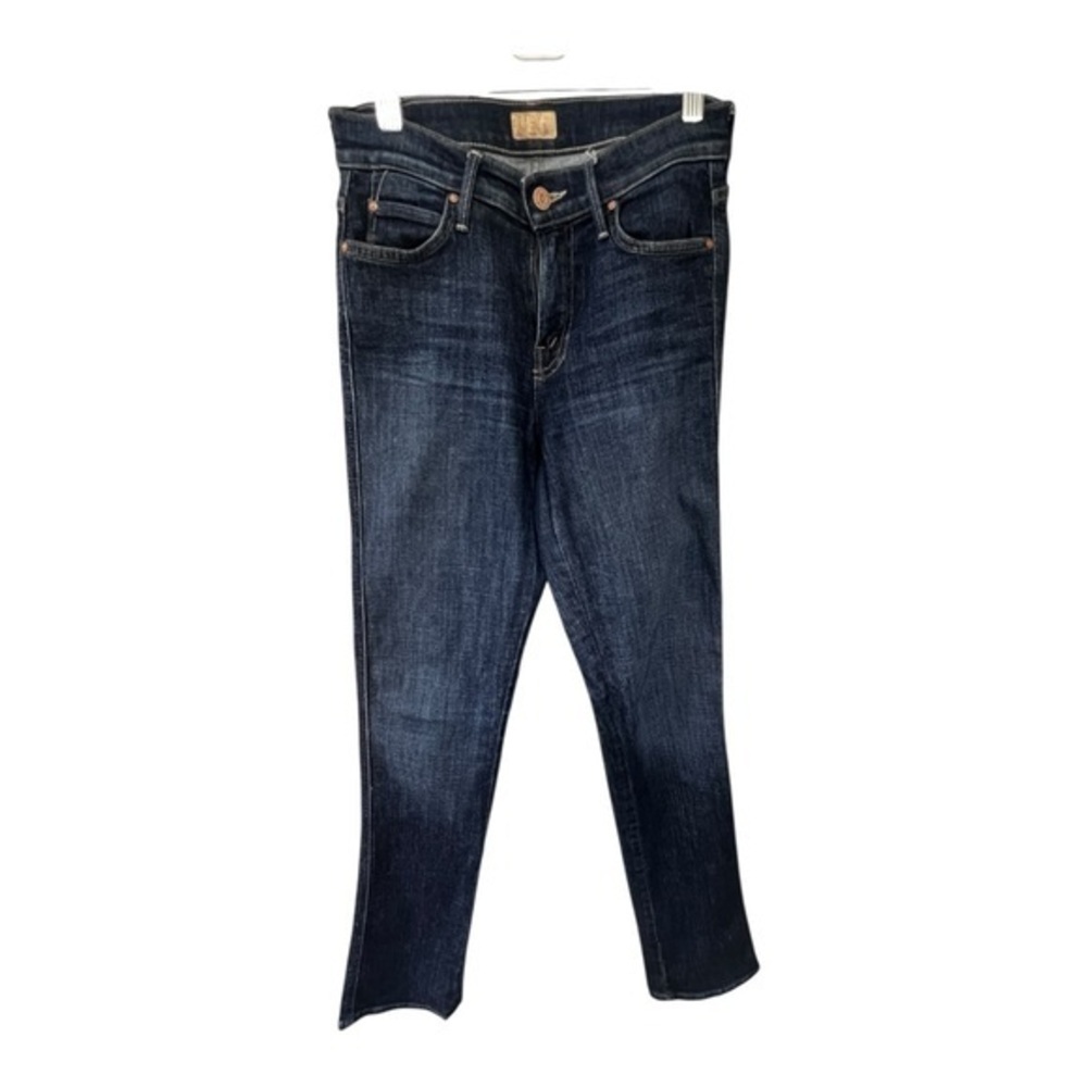 MOTHER Dark Blue Denim jeans The Rascal clean sweep sz 26